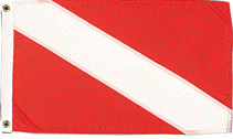 Skin Diver Down Flag