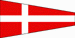 Pennant Four Signal Code Flag